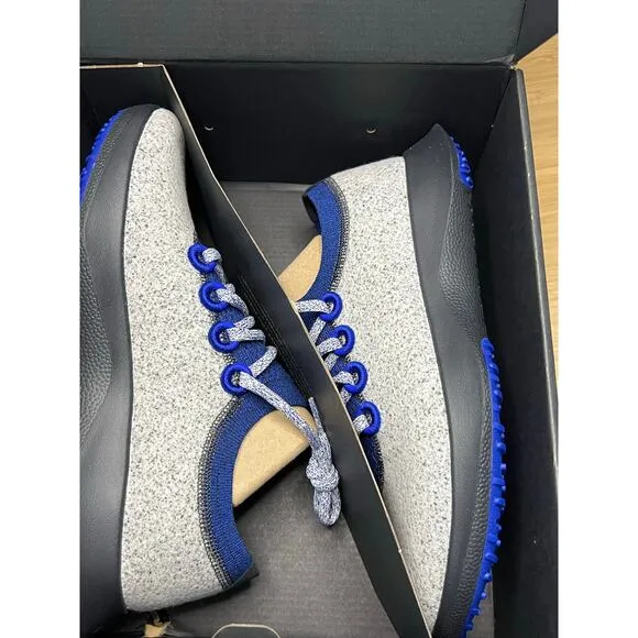 AllBirds Mens 8.5 Wool Dasher &quot;Mizzle Portia&quot; Runner Shoe Dark Grey/Blue NIB
