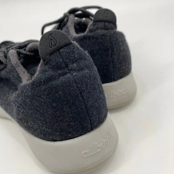 ALLBIRDS Men's Dark Wool Runners Size  12 Comfort Sneakers Walking Travel Shoes