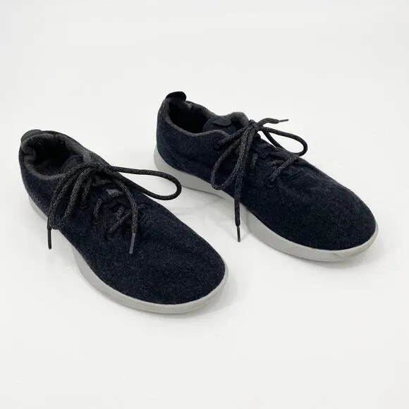 ALLBIRDS Men's Dark Wool Runners Size  12 Comfort Sneakers Walking Travel Shoes