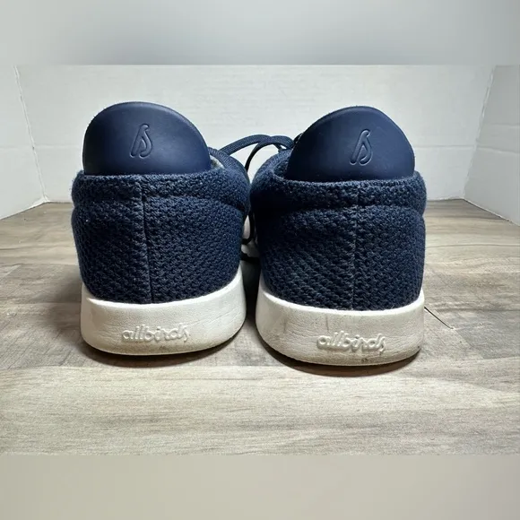 Allbirds‎ Men’s Tree Pipers Sneakers Shoes Navy White Size 10 Causal Walking
