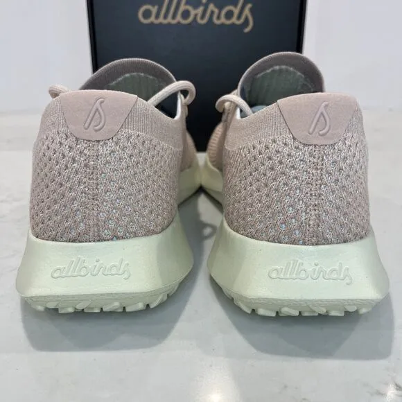 Allbirds NEW TREE DASHER 2 Arid Umber (Lt Pink) Athletic Sneaker Shoes Mens 13.5