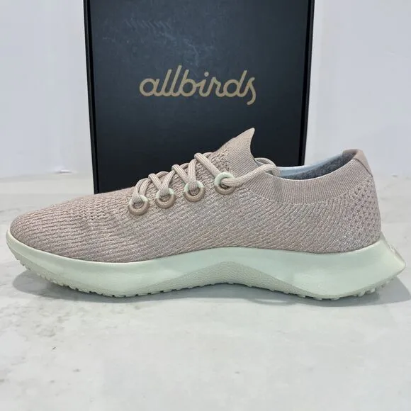 Allbirds NEW TREE DASHER 2 Arid Umber (Lt Pink) Athletic Sneaker Shoes Mens 13.5