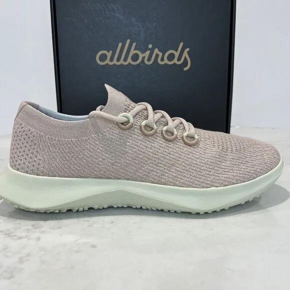 Allbirds NEW TREE DASHER 2 Arid Umber (Lt Pink) Athletic Sneaker Shoes Mens 13.5