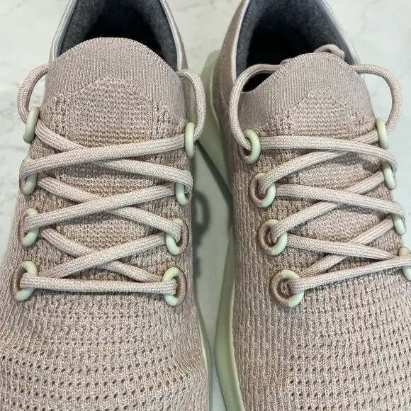 Allbirds NEW TREE DASHER 2 Arid Umber (Lt Pink) Athletic Sneaker Shoes Mens 13.5