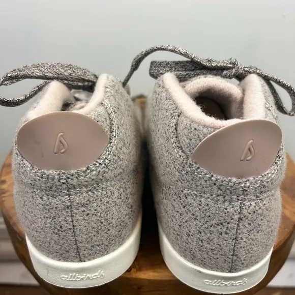 Allbirds Women's Wool Piper Mids WPM Lace Up Sneakers Shoes Atlas 9