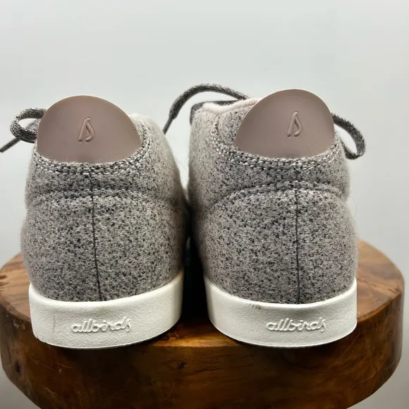 Allbirds Women's Wool Piper Mids WPM Lace Up Sneakers Shoes Atlas 9