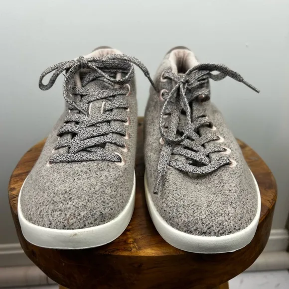 Allbirds Women's Wool Piper Mids WPM Lace Up Sneakers Shoes Atlas 9