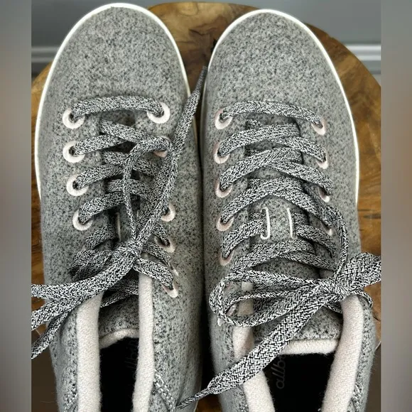 Allbirds Women's Wool Piper Mids WPM Lace Up Sneakers Shoes Atlas 9