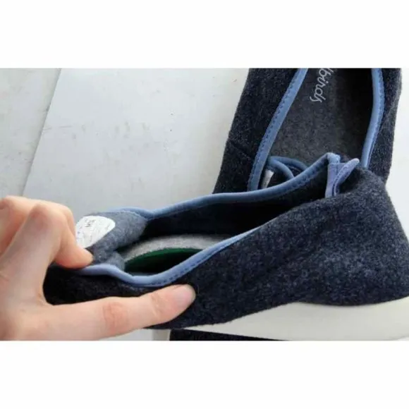 ALLBIRDS wool lounger slip on wool shoes mens navy sz 13-14 READ DETAILS