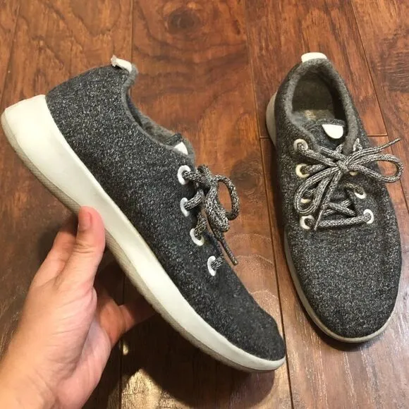 ALLBIRDS lightweight gray athletic training walking shoes sneakers womens 8