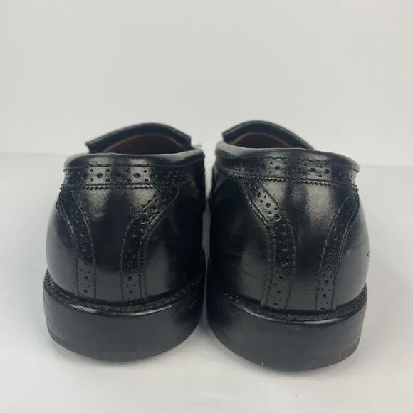 ALLEN EDMONDS Bridgeton Slip On Tassel Loafer Men's Size 11 Black Dress Shoe