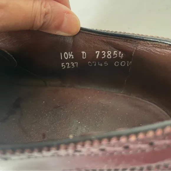 Allen Edmonds Sanfords Cap-Toe Oxford Burgundy