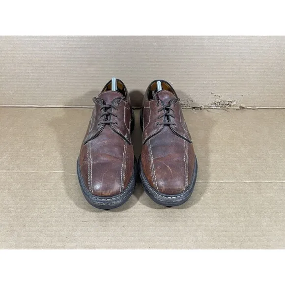 Allen Edmonds Shoes Mens 11 Mapleton Brown Leather Bicycle Bike Toe Oxfords