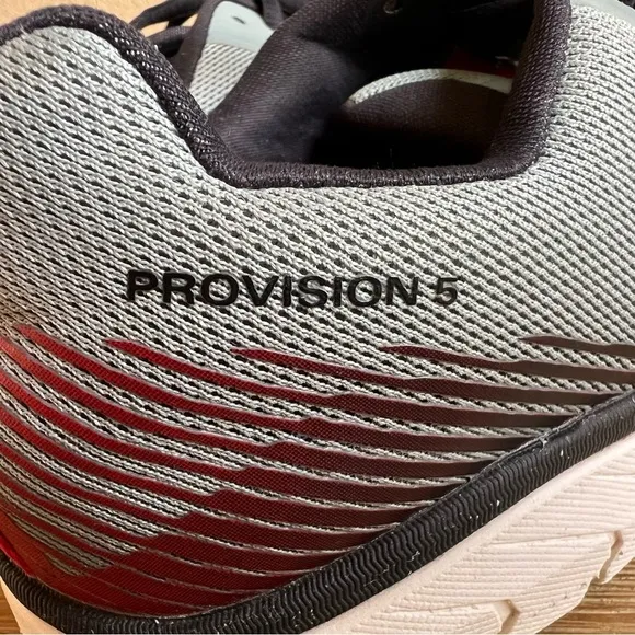 ALTRA Mens Provision 5 Running Shoes Size 9 Gray Black Red Sneakers Trail Gym