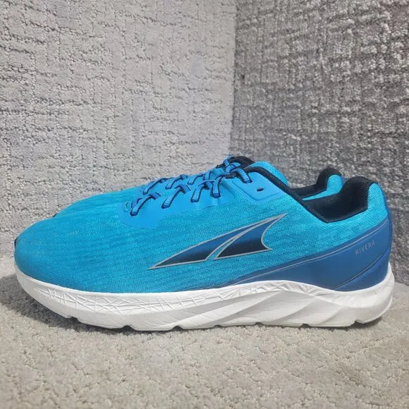 Altra Rivera Ego Men's Size 11.5 Blue Walking Running Sneakers Shoes ALOA4VQL444