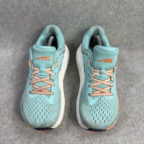 Altra Womens Shoes Size 6 Via Olympus Blue Cushioned Footshape Running Sneakers
