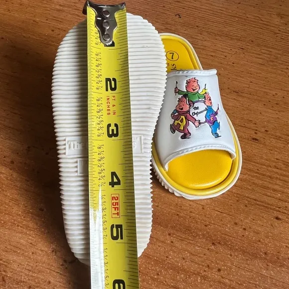Alvin and the Chipmunks Vintage 1984 Bagdasarian Kids Size 7 Slide Sanda…