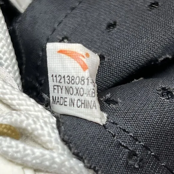 Anta Wang Yibo x Badao 3.0 Men Size 9.5 Shoes White Black Stone Sneakers XO-XB