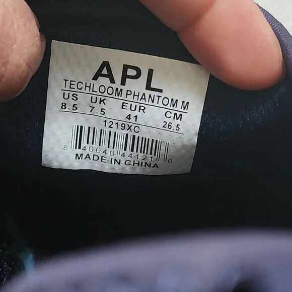 APL Athletic Propulsion Labs Techloom Phantom Running Shoes Mens 8.5 Navy