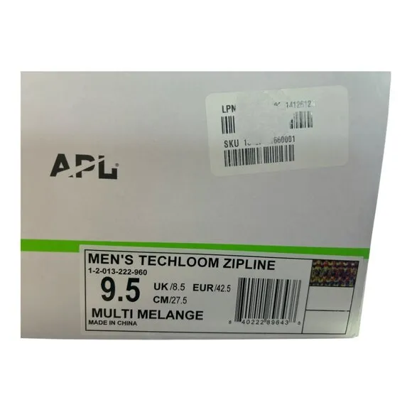 APL MSRP $350 Men's TechLoom Zipline Running Shoes - Size 9.5 (NEW IN BOX)