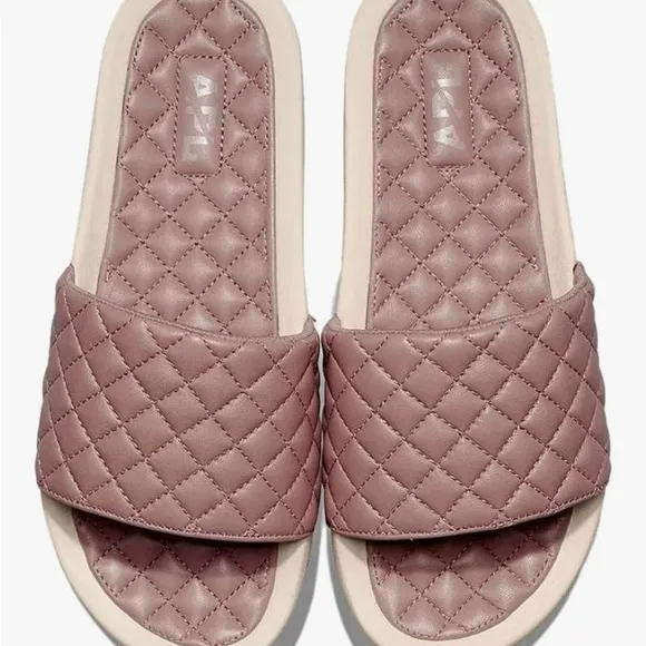 APL Quilted Leather Slide Sandals -men’s size 8