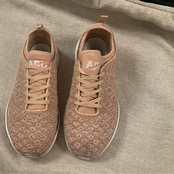 APL Rosegold/ Beige TechLoom Phantom Sneakers