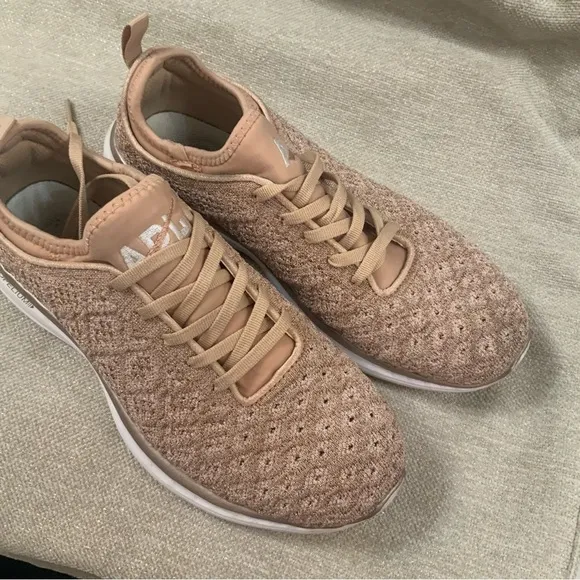 APL Rosegold/ Beige TechLoom Phantom Sneakers