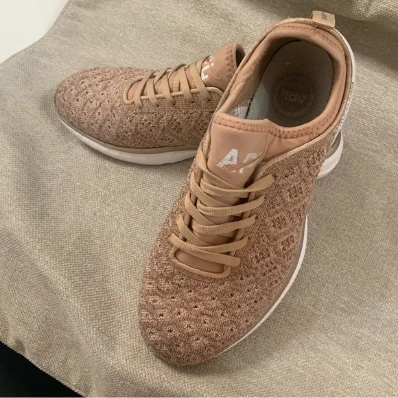 APL Rosegold/ Beige TechLoom Phantom Sneakers
