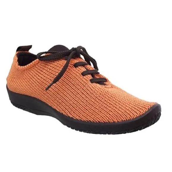 ARCOPEDICO Women’s LS Knit Lace-Up Shoes in the Size 41/9.5-10 US in Brick Color