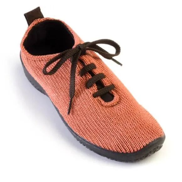 ARCOPEDICO Women’s LS Knit Lace-Up Shoes in the Size 41/9.5-10 US in Brick Color