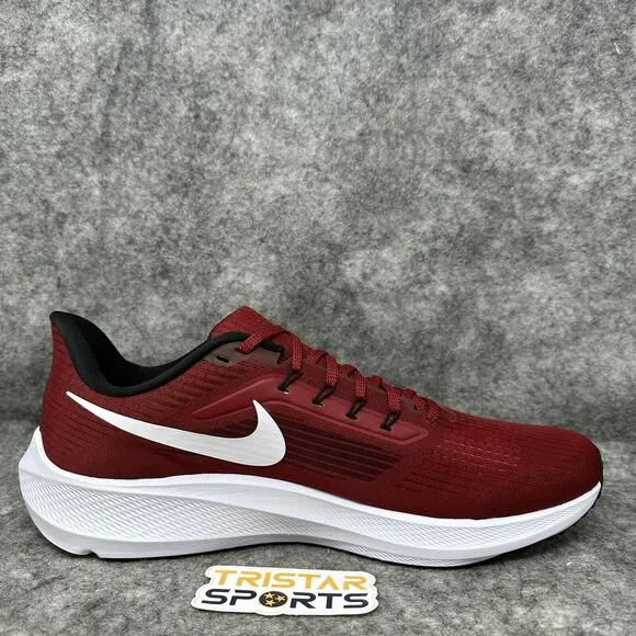 Arkansas Razorbacks Nike Zoom Pegasus 39 Running Shoes Mens Sz 14 DR1989-600