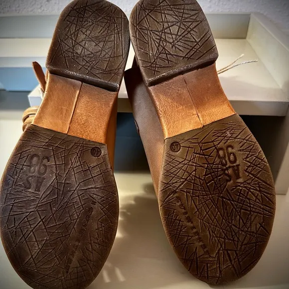 A.S.98 Women's Tan Leather Sandals