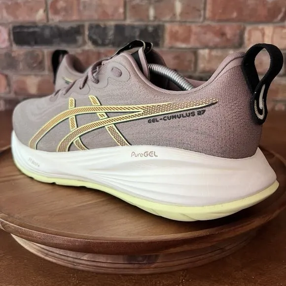 ASICS Cumulus 27 Men's Walking Running Road Shoes Sneakers Size 12 Taupe Color