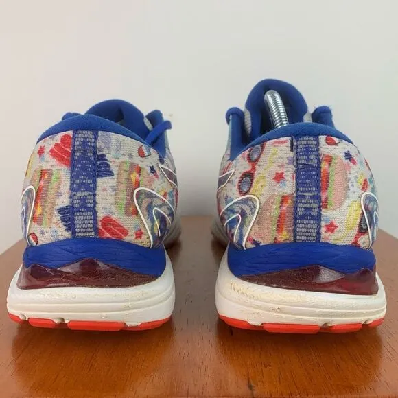 Asics Gel-Cumulus 23 Men's Polar Shade/White Running Shoes 4th July print 10.5