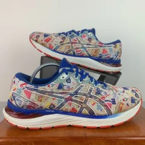 Asics Gel-Cumulus 23 Men's Polar Shade/White Running Shoes 4th July print 10.5