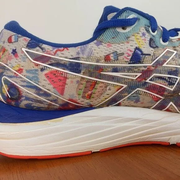 Asics Gel-Cumulus 23 Men's Polar Shade/White Running Shoes 4th July print 10.5