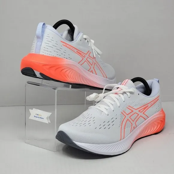 ASICS GEL-Excite 10 Running Shoes 1012B518 Women's Size 11 White Red New