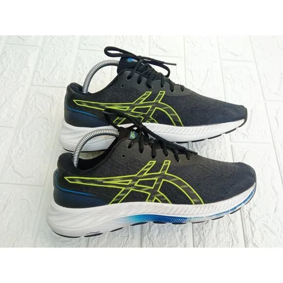 ASICS Gel-Excite 9 Men's Running Shoes Black Hazard Green Athletic Sneakers Sz 8