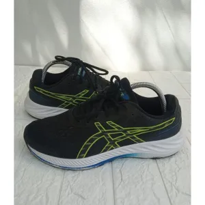 ASICS Gel-Excite 9 Men's Running Shoes Black Hazard Green Athletic Sneakers Sz 8