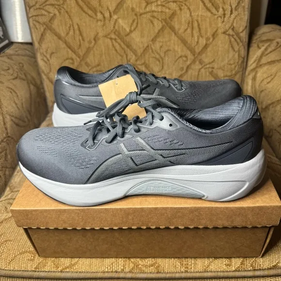 Asics Gel-Kayano 30 Mens 12.5 Extra Wide Shoes Gray 1011B690 Running Sneaker Gym