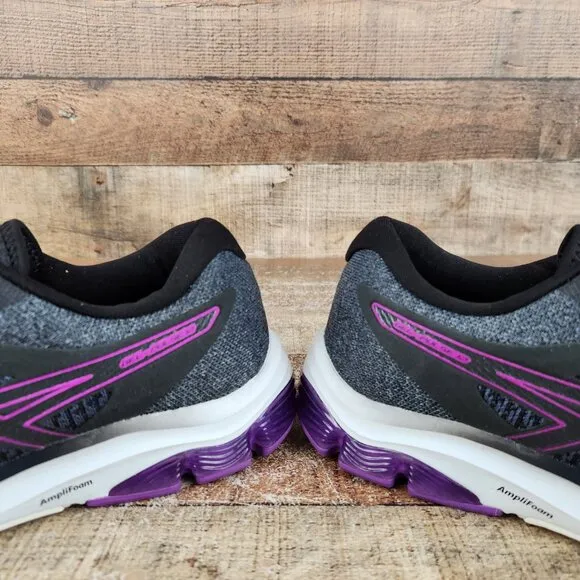 Asics Gel-Pulse 12 Women's Size 11 Black Purple Running Athletic Gym Train Shoes
