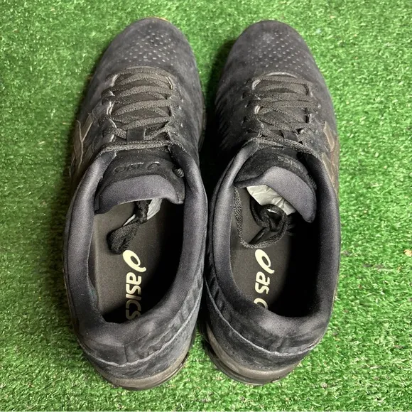 ASICS Gel Quantum 360 Athletic Running Shoes Black Suede Mens Size 12