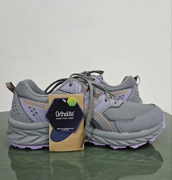 Asics Gel-Venture 9 Running Shoes in Sheet Rock Summer Dune Grey &amp; Purple Size 9
