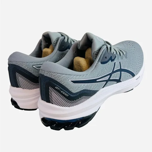 Asics GT-1000 11 Gray/Blue Mens Running Shoes Athletic Training Men’s Size 8