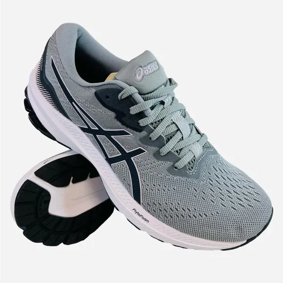 Asics GT-1000 11 Gray/Blue Mens Running Shoes Athletic Training Men’s Size 8