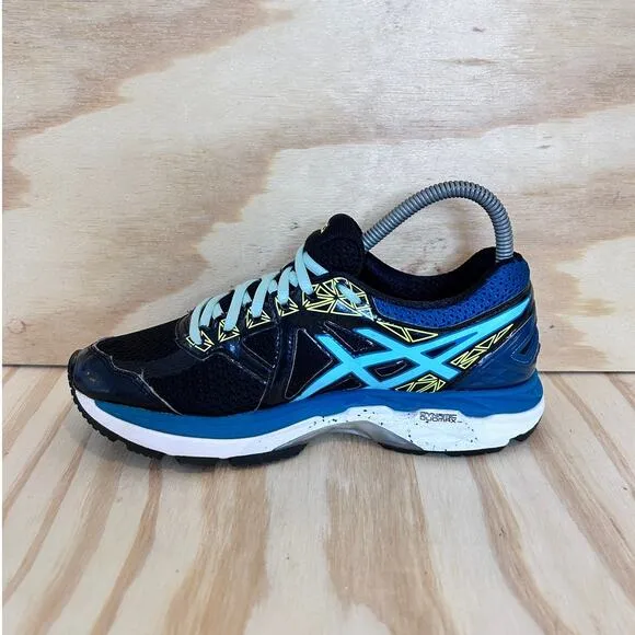Asics - GT-2000 4 - Running Shoes - Black/Blue - Women's - 6.5 - T656N
