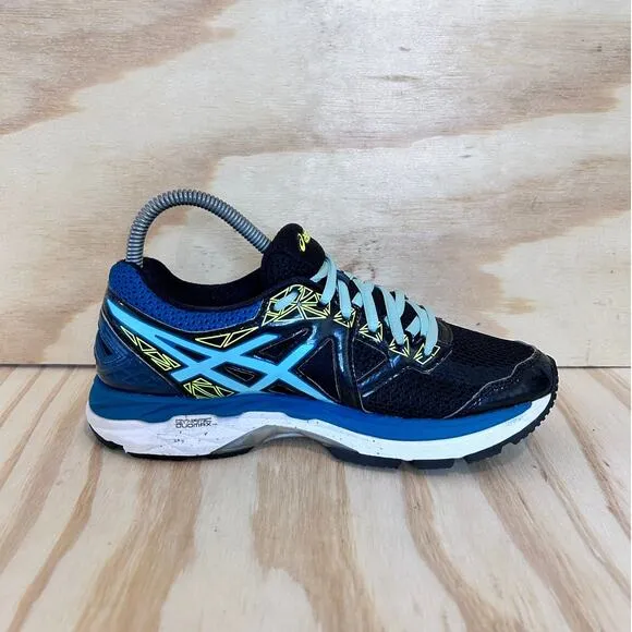 Asics - GT-2000 4 - Running Shoes - Black/Blue - Women's - 6.5 - T656N