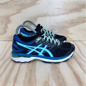 Asics - GT-2000 4 - Running Shoes - Black/Blue - Women's - 6.5 - T656N