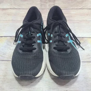 Asics GT-2000 9 Athletic Running Shoes Women's Size 9 Black Teal Flyte Foam