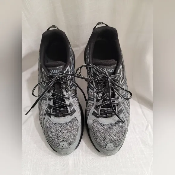 ASICS Men's Gray &amp; Black Gel Venture 6 Cross Training Shoes size 13